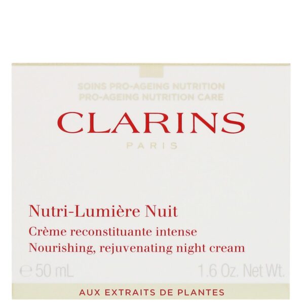 Clarins Nutri-Lumière Nourishing, Rejuvenating Night Cream 50ml — изображение 2