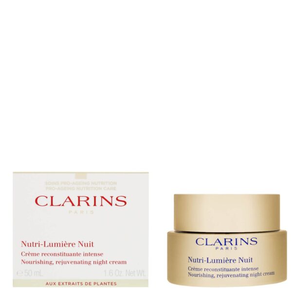 Clarins Nutri-Lumière Nourishing, Rejuvenating Night Cream 50ml — изображение 3