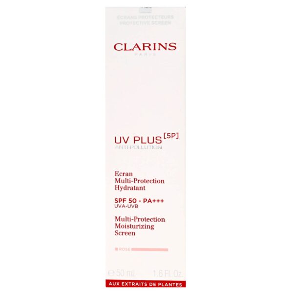 Clarins UV Plus [5P] Anti-Pollution Multi-Protection Moisturizing Screen SPF50 Rose 50ml — изображение 2