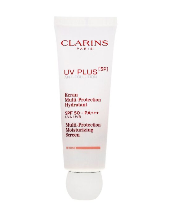 Clarins UV Plus [5P] Anti-Pollution Multi-Protection Moisturizing Screen SPF50 Rose 50ml