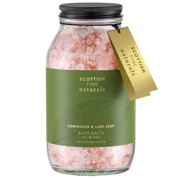 The Scottish Fine Soaps Company Coriander & Lime Leaf Bath Salts 500g