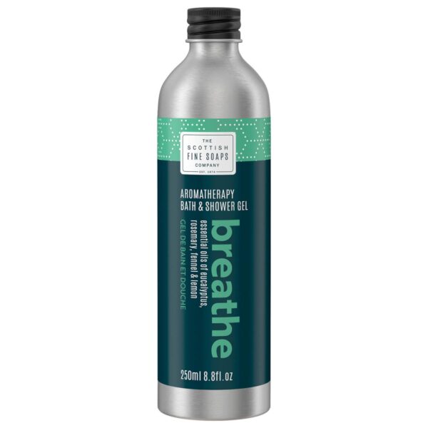 The Scottish Fine Soaps Company Well Being Aromatherapy Breathe Bath & Shower Gel 250ml