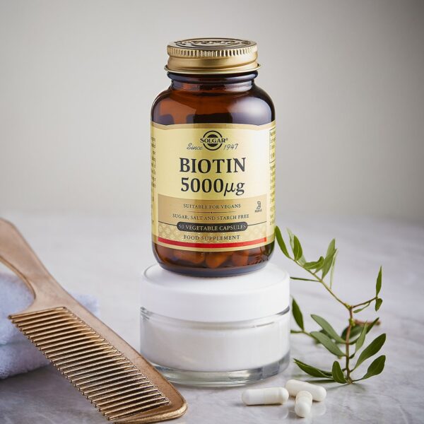 Solgar Vitamins Biotin 1000 μg Vegetable Capsules x 50 — изображение 4