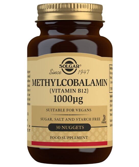 Solgar Vitamins Methylcobalamin (Vitamin B12) 1000 mcg Nuggets x 30