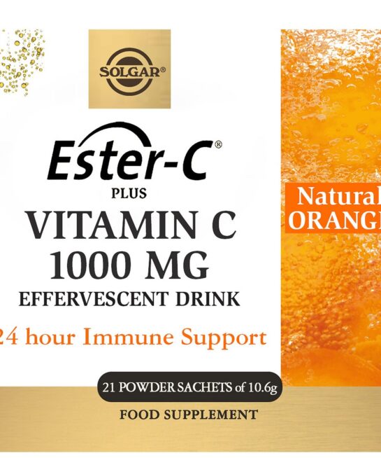 Solgar Energy Ester-C Plus Effervescent Powder Sachet x 21