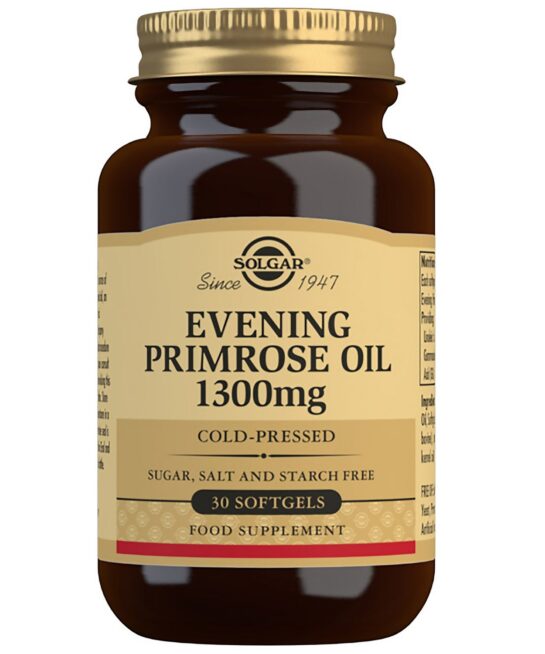 Solgar Omegas & Fatty Acids Evening Primrose Oil 1300 mg Softgels x 30