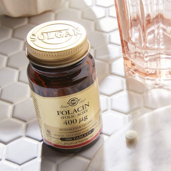 Solgar Vitamins Folate (as Metafolin®) 400µg Tablets x 50 — изображение 3