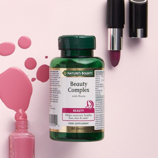 Nature's Bounty Beauty Beauty Complex with Biotin Caplets x 60 — изображение 2