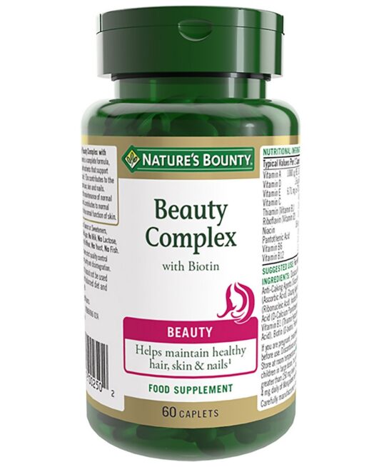Nature's Bounty Beauty Beauty Complex with Biotin Caplets x 60