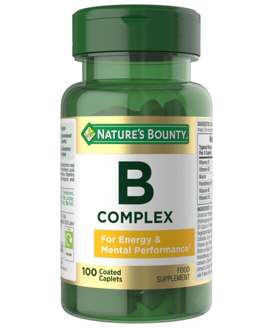 Nature's Bounty Everyday Energy Complete B Vitamin Complex Coated Tablets x 100