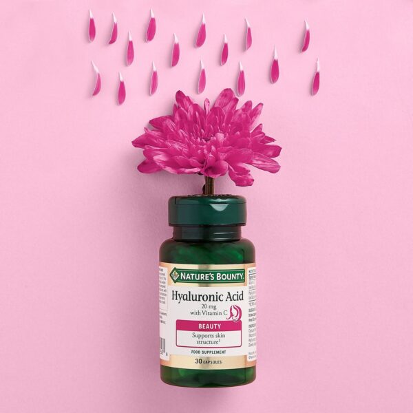 Nature's Bounty Vitamins Hyaluronic Acid 20mg with Vitamin C Capsules x 30 — изображение 2