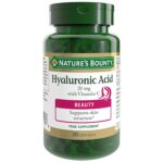 Nature's Bounty Vitamins Hyaluronic Acid 20mg with Vitamin C Capsules x 30