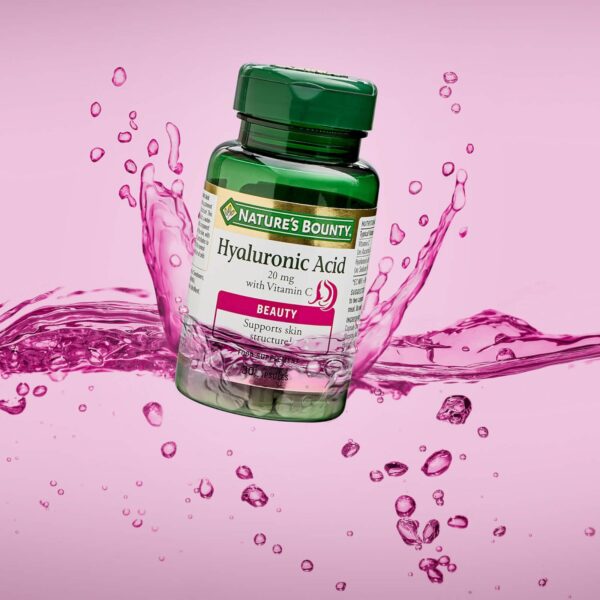 Nature's Bounty Vitamins Hyaluronic Acid 20mg with Vitamin C Capsules x 30 — изображение 4