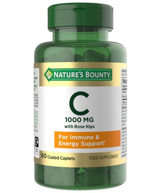 Nature's Bounty Vitamins Vitamin C 1000mg with Rose Hips x 60