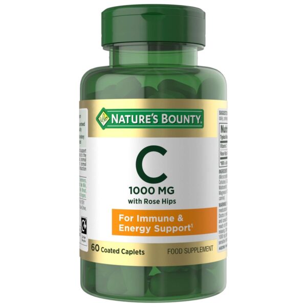 Nature's Bounty Vitamins Vitamin C 1000mg with Rose Hips x 60