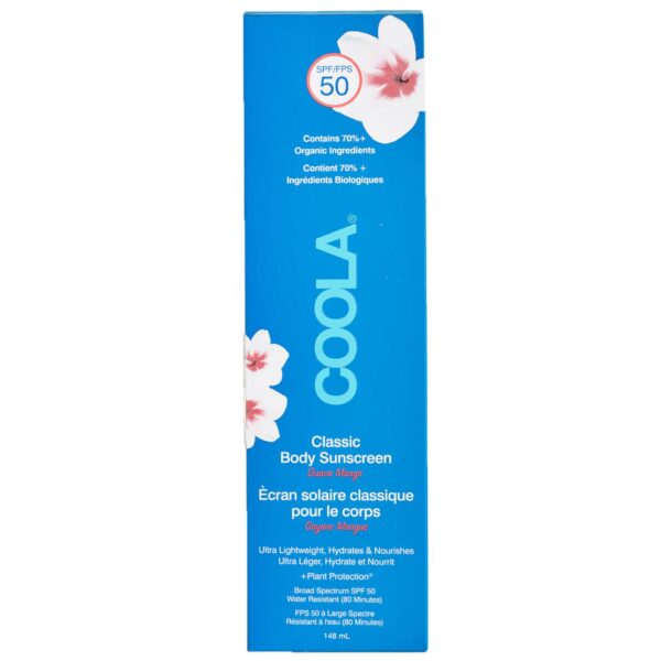 Coola Body Care Classic Body Sunscreen Lotion SPF50 Guava Mango 148ml — изображение 2