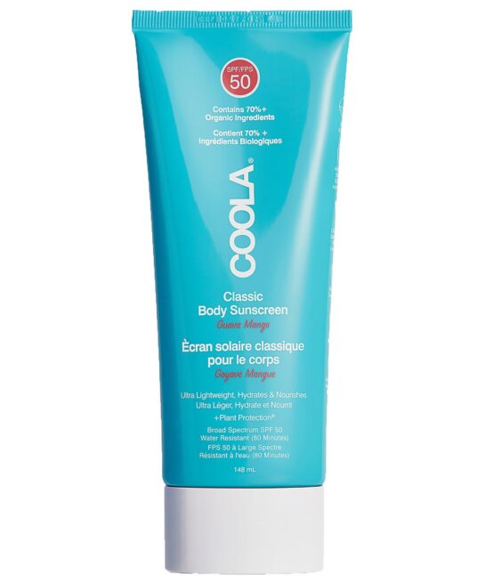 Coola Body Care Classic Body Sunscreen Lotion SPF50 Guava Mango 148ml