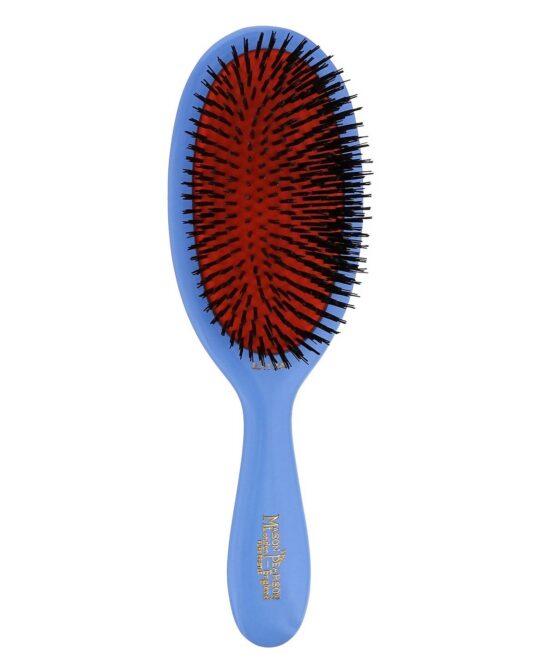 Mason Pearson Pure Boar Bristle Medium Brush Blue B2