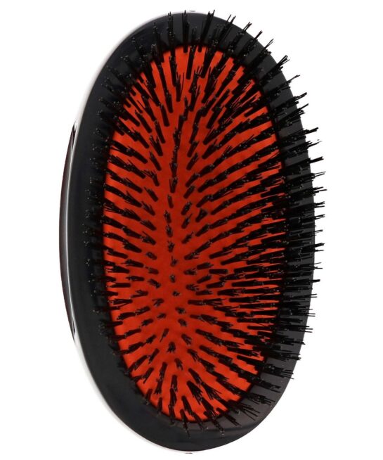 Mason Pearson Pure Boar Bristle Medium Military Sensitive Brush Dark Ruby SB2M