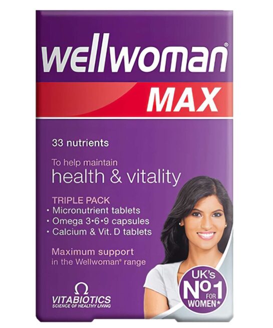 Vitabiotics Wellwoman Max Triple Pack: Capsules x 28 & Tablets 2 x 28
