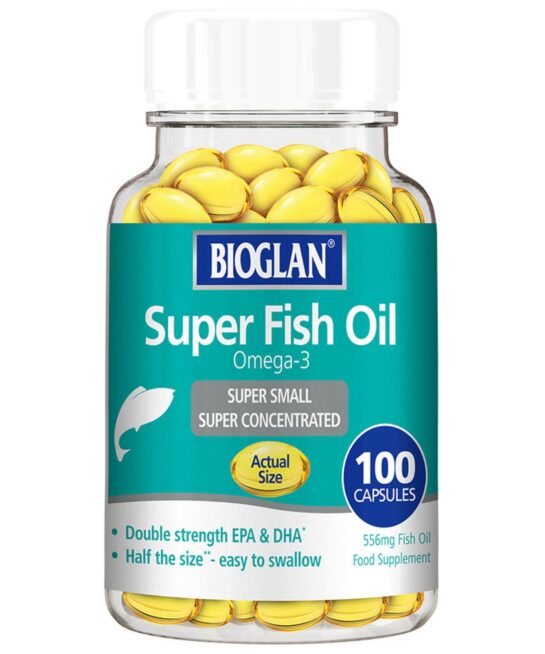 Bioglan Super Fish Oil Super Concentrated Omega-3 Capsules x 100