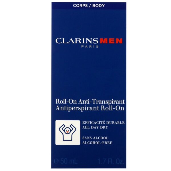 Clarins Men Antiperspirant Deodorant Roll-On 50ml / 1.7 fl.oz. — изображение 3