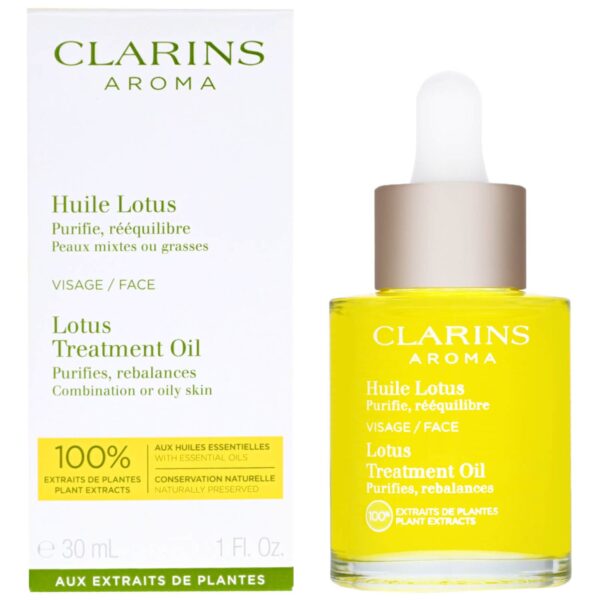 Clarins Face Treatment Oil Lotus Oily/Combination Skin 30ml / 1 fl.oz. — изображение 3