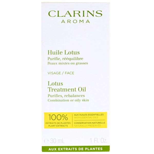 Clarins Face Treatment Oil Lotus Oily/Combination Skin 30ml / 1 fl.oz. — изображение 2