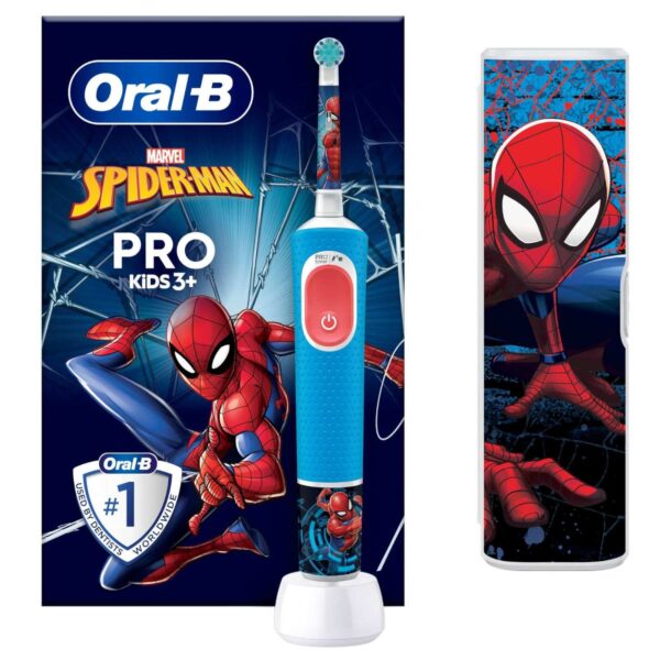 Oral B Kids Electric Toothbrush Spiderman Giftset - Vitality PRO