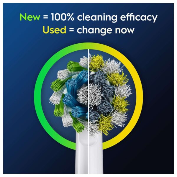 Oral-B Toothbrush Heads Pro Cross Action White Toothbrush Heads 4 Pack — изображение 4