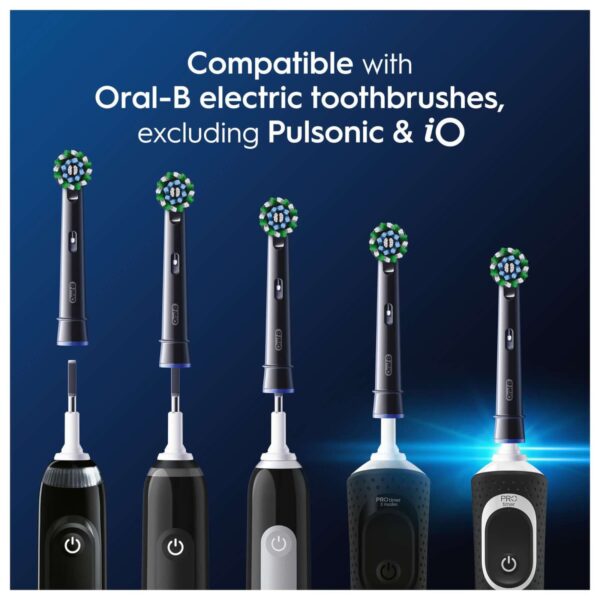 Oral-B Toothbrush Heads Pro Cross Action Black Toothbrush Heads 4 Pack — изображение 5
