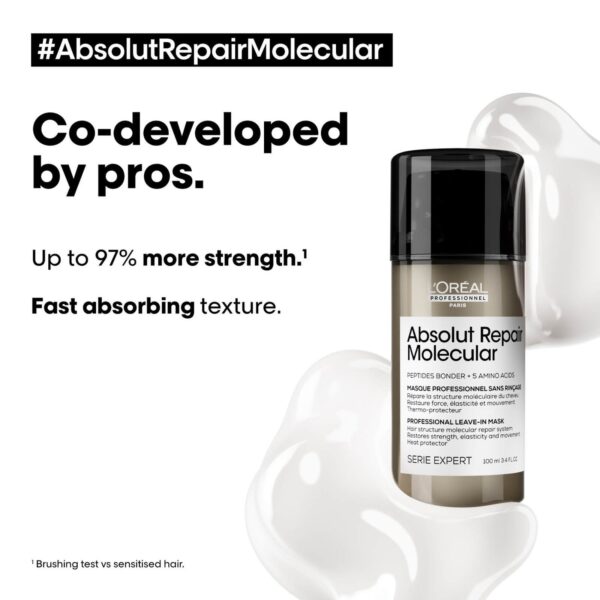L'Oréal Professionnel SERIE EXPERT Absolut Repair Molecular Leave-In-Mask 100ml — изображение 3