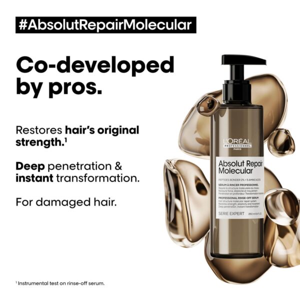 L'Oréal Professionnel SERIE EXPERT Absolut Repair Molecular Rinse-Off Serum 250ml — изображение 3