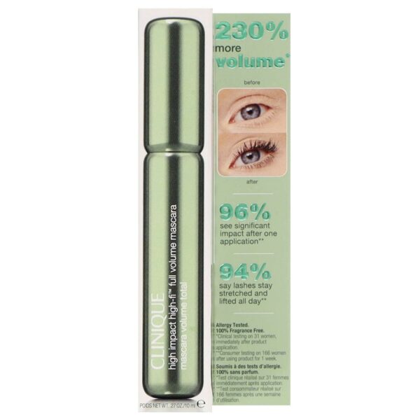 Clinique High Impact High-Fi Full Volume Mascara Intense Black-Brown 10ml - Image 2
