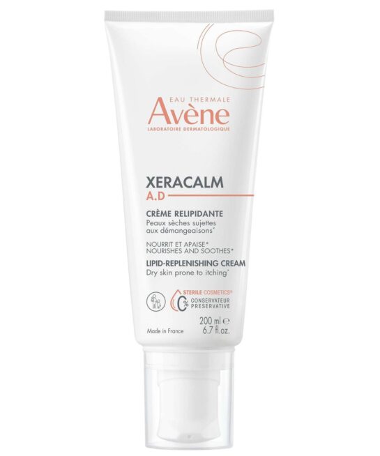 Avène XeraCalm A.D: Lipid-Replenishing Cream Moisturiser for Dry, Itchy Skin 200ml