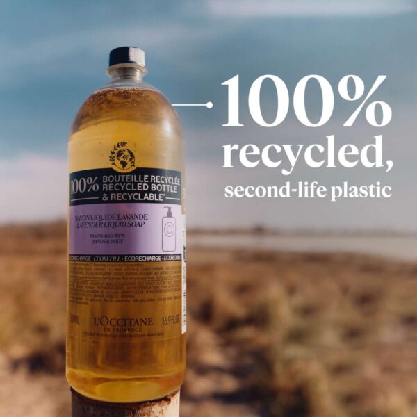L'OCCITANE Shea Lavender Liquid Soap Eco Refill 500ml — изображение 3