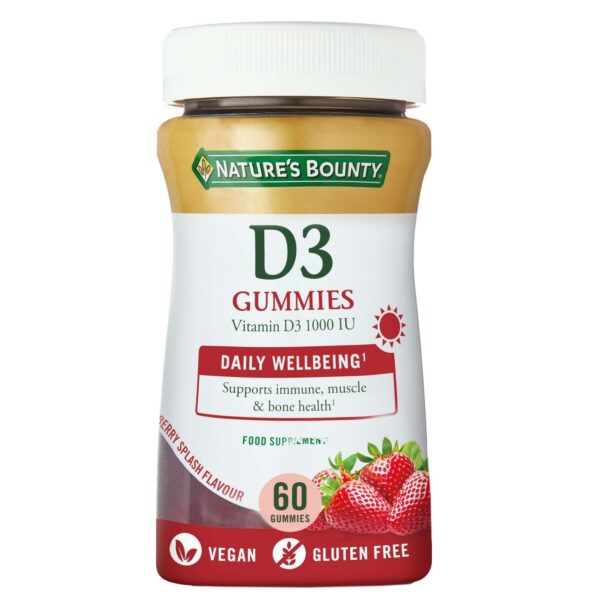Nature's Bounty Vitamin D3 Gummies x 60