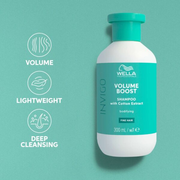 Wella Invigo Volume Boost Bodifying Shampoo 300ml — изображение 5