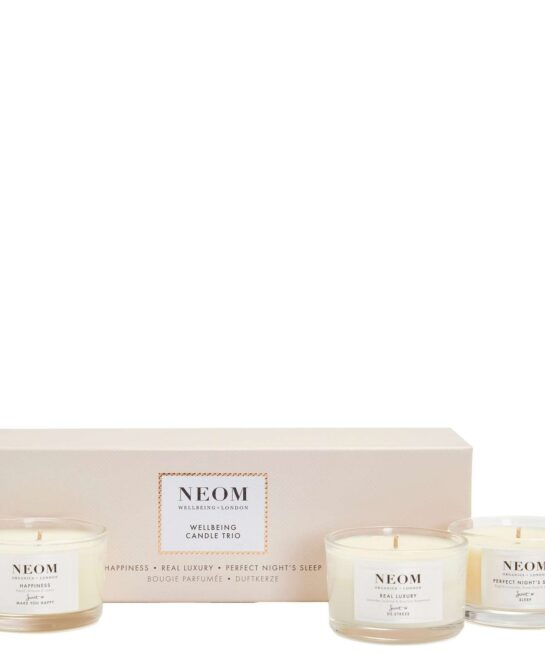 Neom Wellbeing London Wellbeing Wishes Candle Trio Gift Set