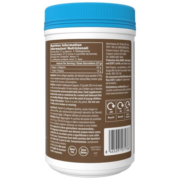 Vital Proteins Collagen Peptides Cocoa 297g — изображение 3