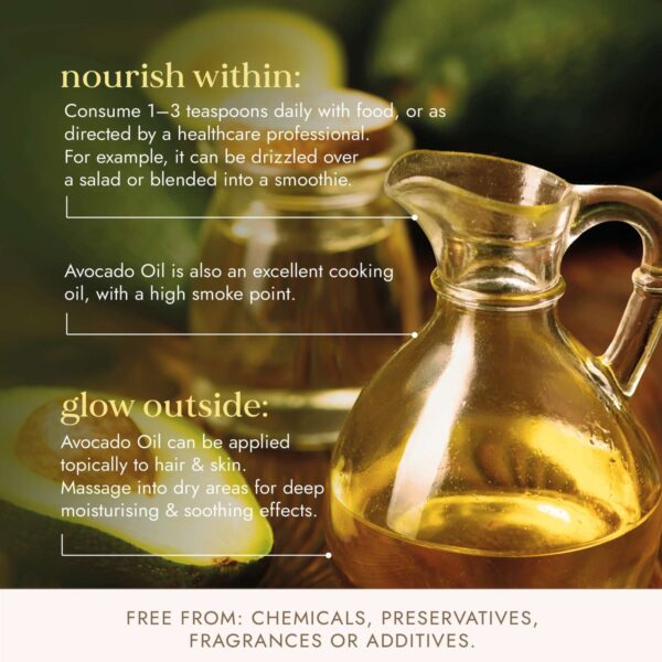 Fushi Organic Health Oils Organic Avocado Oil 100ml — изображение 5