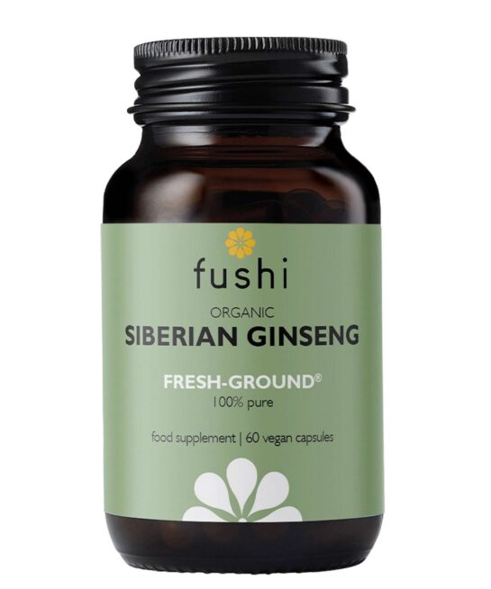 Fushi Single Herb Supplements Organic Siberian Ginseng x 60 Capsules
