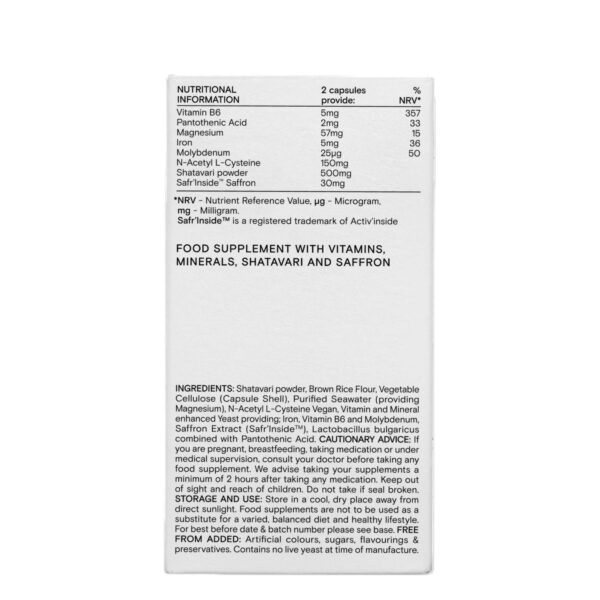 Wild Nutrition Supplements Food-Grown® Perimenopause Complex Capsules x 60 — изображение 2