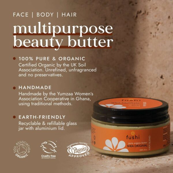 Fushi Body Care Organic Shea Butter Original 200g — изображение 2