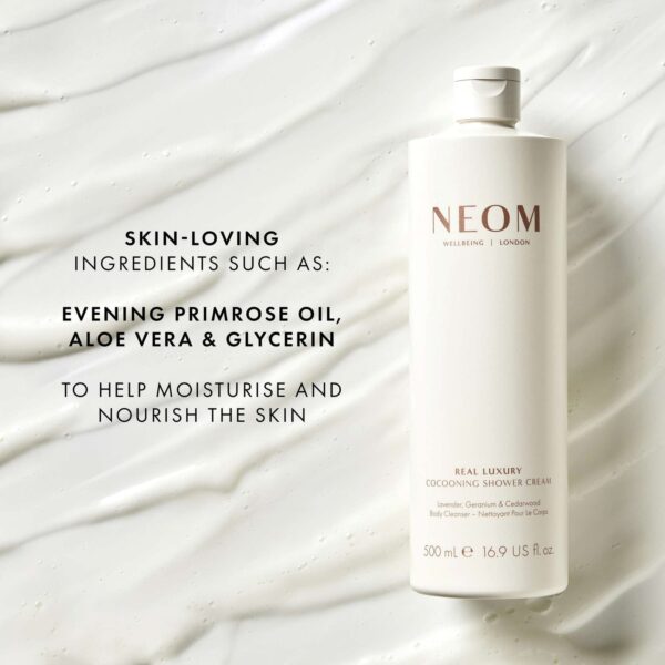 Neom Wellbeing London Scent To De-Stress Real Luxury Cocooning Shower Cream 500ml — изображение 3