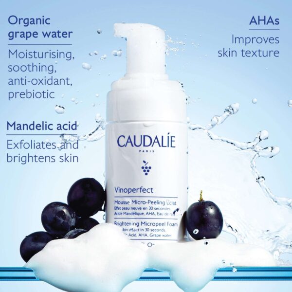 Caudalie Vinoperfect Brightening Micropeel Foam 100ml — изображение 3