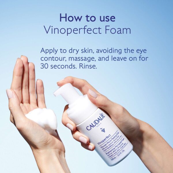 Caudalie Vinoperfect Brightening Micropeel Foam 100ml — изображение 6