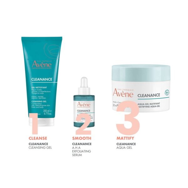 Avène Cleanance: Mattifying Aqua-Gel for Combination to Oily Skin 50ml — изображение 6