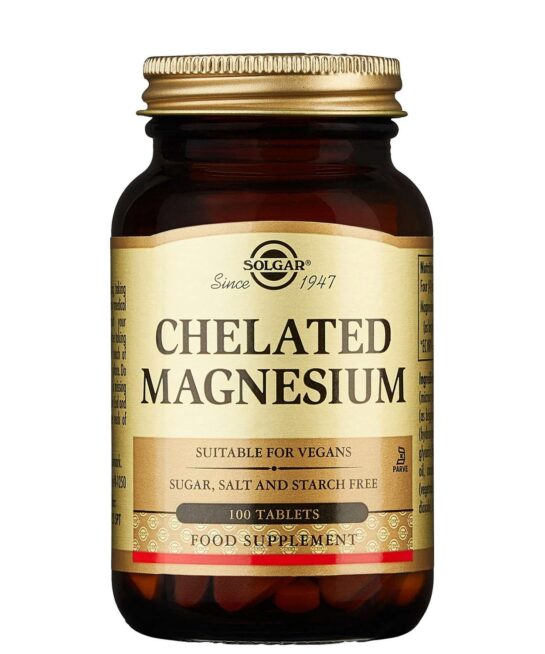 Solgar Minerals Chelated Magnesium Tablets x100