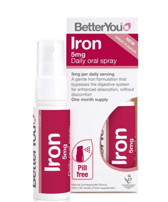 BetterYou Pill-Free Supplements Iron 5 Daily Oral Spray 25ml